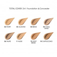  Total Cover 2in1 Foundation & Concealer GR 03 - Almond